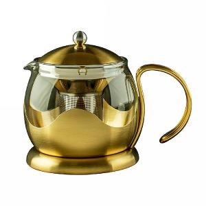 La Cafetiere Edited 4 Cup Le Teapot - Brushed Gold