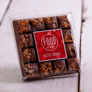 Food at Webbs Square Salted Caramel Chocolate Bar 100g