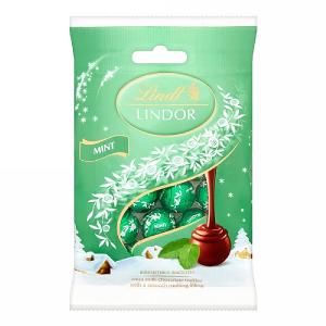 Lindt Lindor Mint Mini Truffles Bag 100g