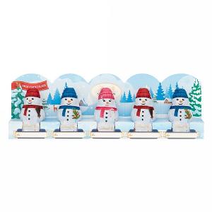 Lindt Milk Chocolate Snowman 5 Pack 50g