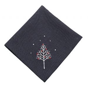 Peggy Wilkins Winter Woods Christmas Pewter Napkin - Pack of 4