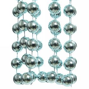 Decoris Arctic Blue XXL Plastic Bead Garland 2.7m