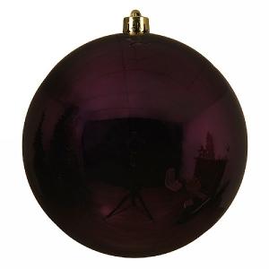 Decoris Royal Purple Shatterproof Bauble 14cm