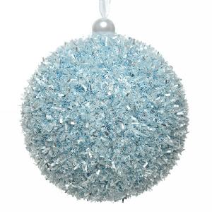 Decoris Arctic Blue Foam Bauble 8cm