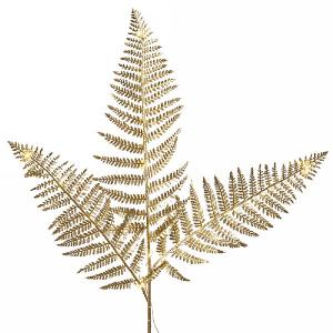 Decoris Gold LED Fern Branch
