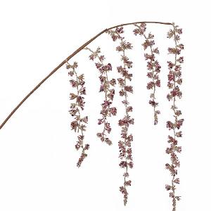 Decoris Pink Weeping Willow Branch with Glitter