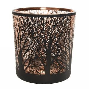 Decoris Woodland Laser T-Lite Holder Small