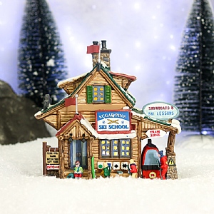 Lemax Sugar Pine Ski School