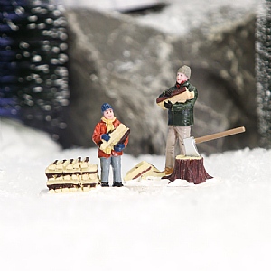 Lemax Stacking Firewood (Set of 2)