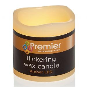 Premier Flickering 5cm LED Wax Candle