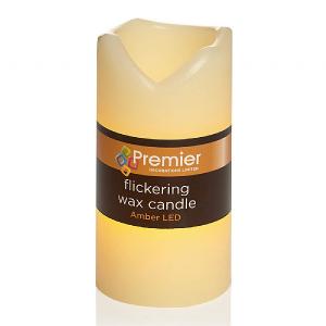 Premier Flickering 10cm LED Wax Candle