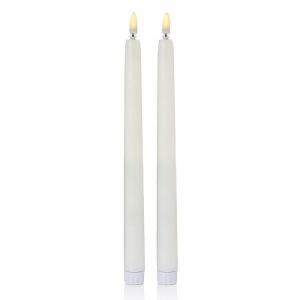 Premier Flickabright LED Taper Candle - Pack of 2