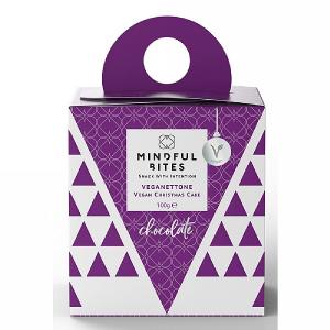 Mindful Bites Chocolate Veganettone Vegan Christmas Cake 100g