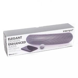 Intempo Curved Bluetooth Metallic Speaker - Silver