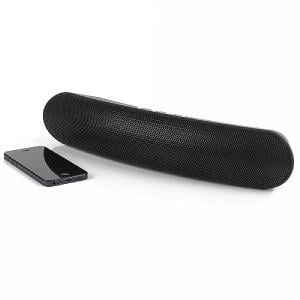 Intempo Curved Bluetooth Metallic Speaker - Black