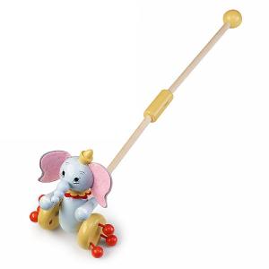 Orange Tree Dumbo Push Along Toy