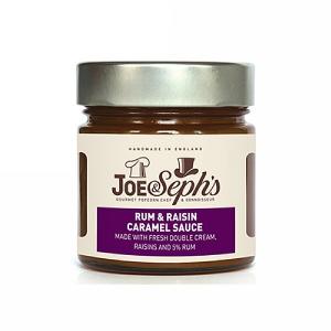 Joe & Sephs Rum & Raisin Caramel Sauce Jar 230g