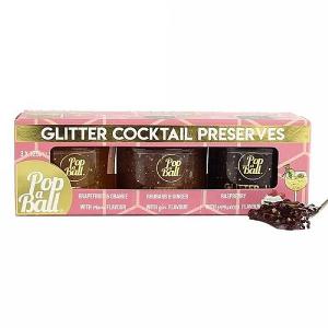 Pop-A-Ball Glitter Cocktail Preserves Gift Set