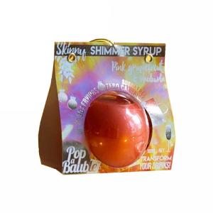 Pop-A-Ball Skinny Pink Grapefruit & Rhubarb Shimmer Syrup Popabauble