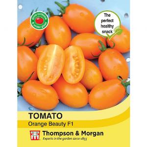 Thompson & Morgan Tomato Orange Beauty F1 Hybrid Seeds