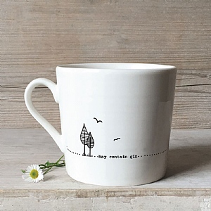 East of India 'May Contain Gin' Wobbly Mug