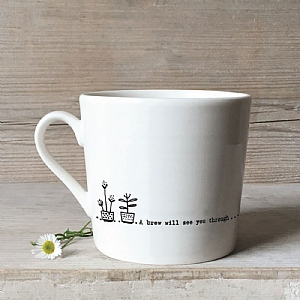 East of India 'A Brew Will See You' Wobbly Mug