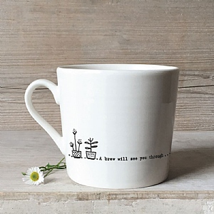 East of India 'A Brew Will See You' Wobbly Mug