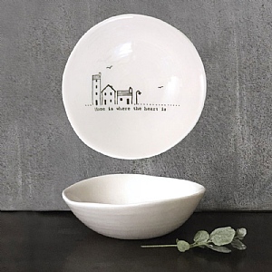 East of India 'Home Is Where The Heart Is' Medium Bowl