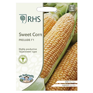 Mr Fothergills Sweet Corn Prelude F1 Seeds
