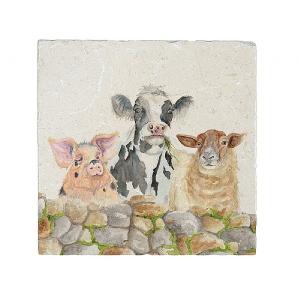 Kate of Kensington Farmyard Medium Marble Platter
