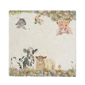 Kate of Kensington Farmyard Large Marble Platter