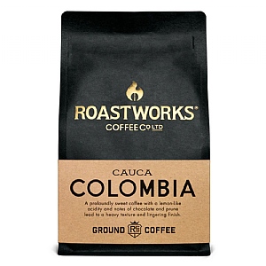 Roastworks Coffee Cauca Colombia Ground Coffee (200g)