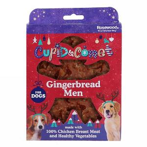 Rosewood Gingerbread Men Treat Gift Box For Dogs 160g