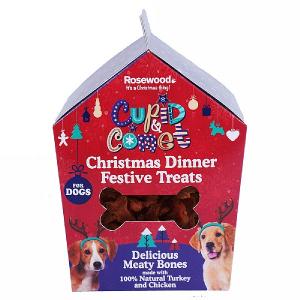 Rosewood Christmas Dinner Treats Gift For Dogs 100g