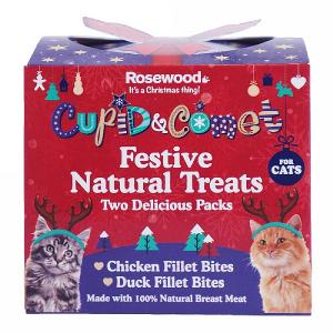 Rosewood Festive Natural Treats Gift For Cats 100g