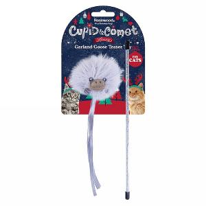 Rosewood Garland Goose Cat Teaser