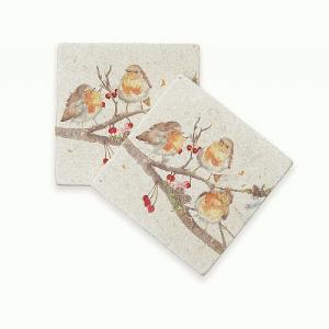 Kate of Kensington The Berry Branch Coasters (Set of 2)