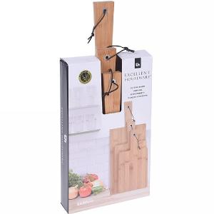 Set Of 3 Bamboo Chopping Boards