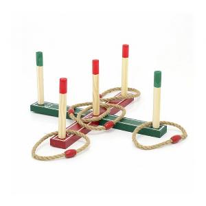 Outdoor Wooden Quoits Set
