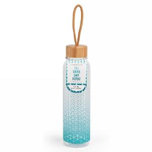 Scope 500ml Glass Bottle with Bamboo Lid