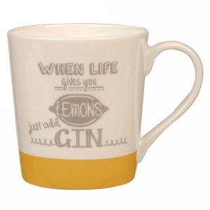 Churchill China Chasing Rainbows Lemons Mug
