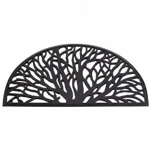 Smart Garden Half Moon Wild Willow Rubber Cast Mat - 75 x 45cm