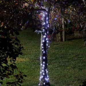 Smart Solar Cool White Firefly String Lights Solar - (x100)