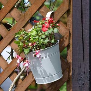 Smart Garden Fence & Balcony Hanging Pot - Ivory - 6''