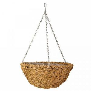 Smart Garden Sofia Faux Rattan Hanging Basket - 14''