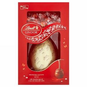 Lindt Lindor Milk Chocolate Shell Easter Egg (285g)