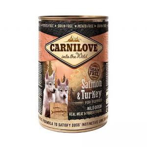 Carnilove Salmon & Turkey Puppy Wet Food 400g x 6