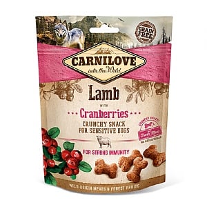 Carnilove Lamb With Cranberries Dog Treats 200g