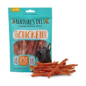 Natures Deli Soft Chicken Strips 100g