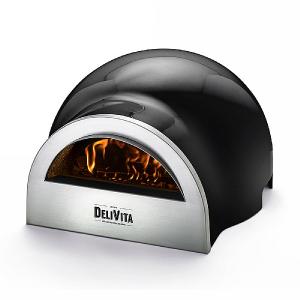 DeliVita Outdoor Wood Fired Oven Very Black